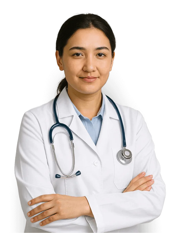 Healthcare specialist using DMED product